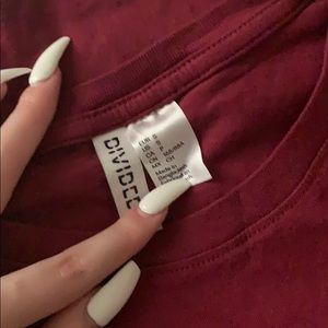 H&M Maroon t-shirt dress!